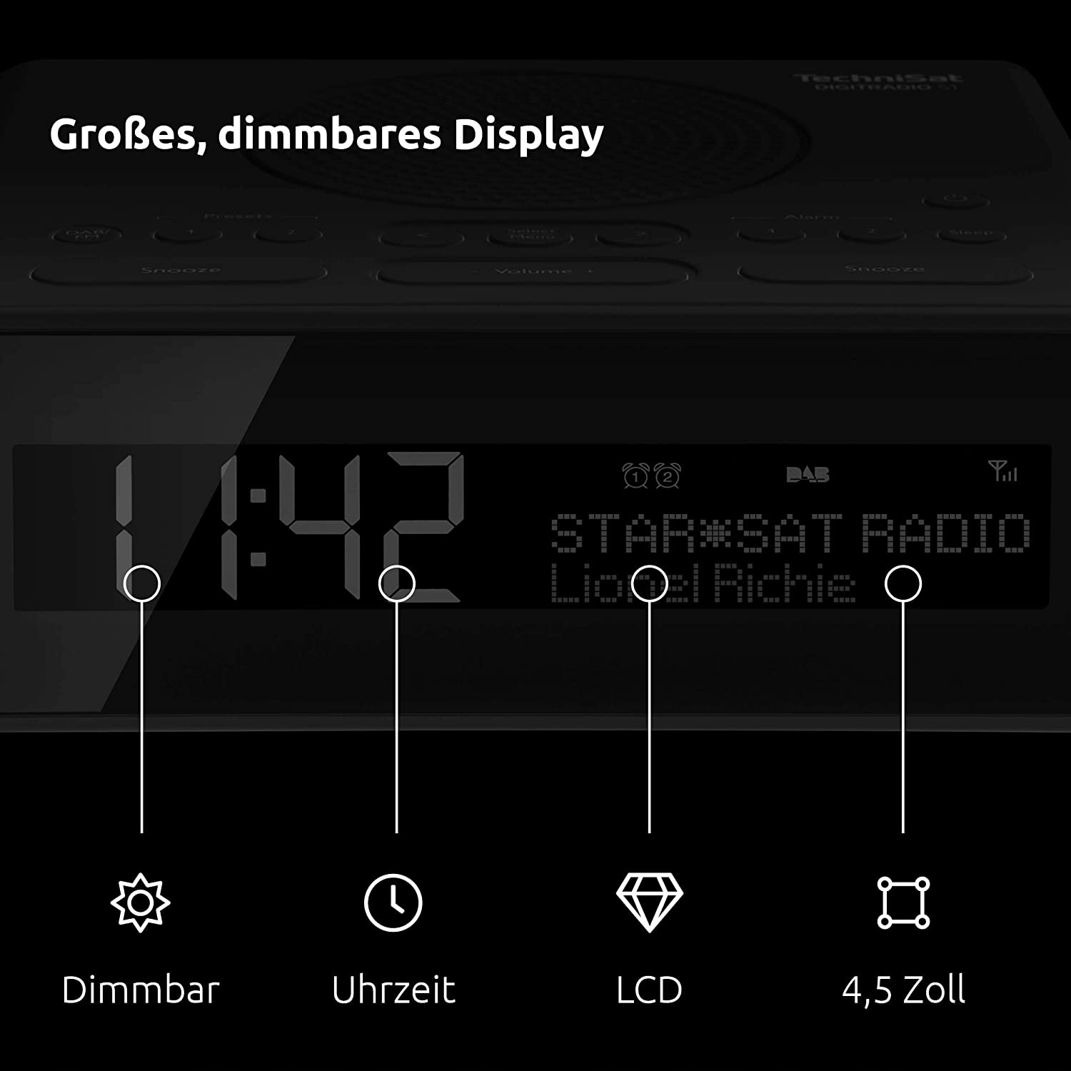 Radio sieciowe TechniSat DigitRadio 51 DAB+ FM HIT