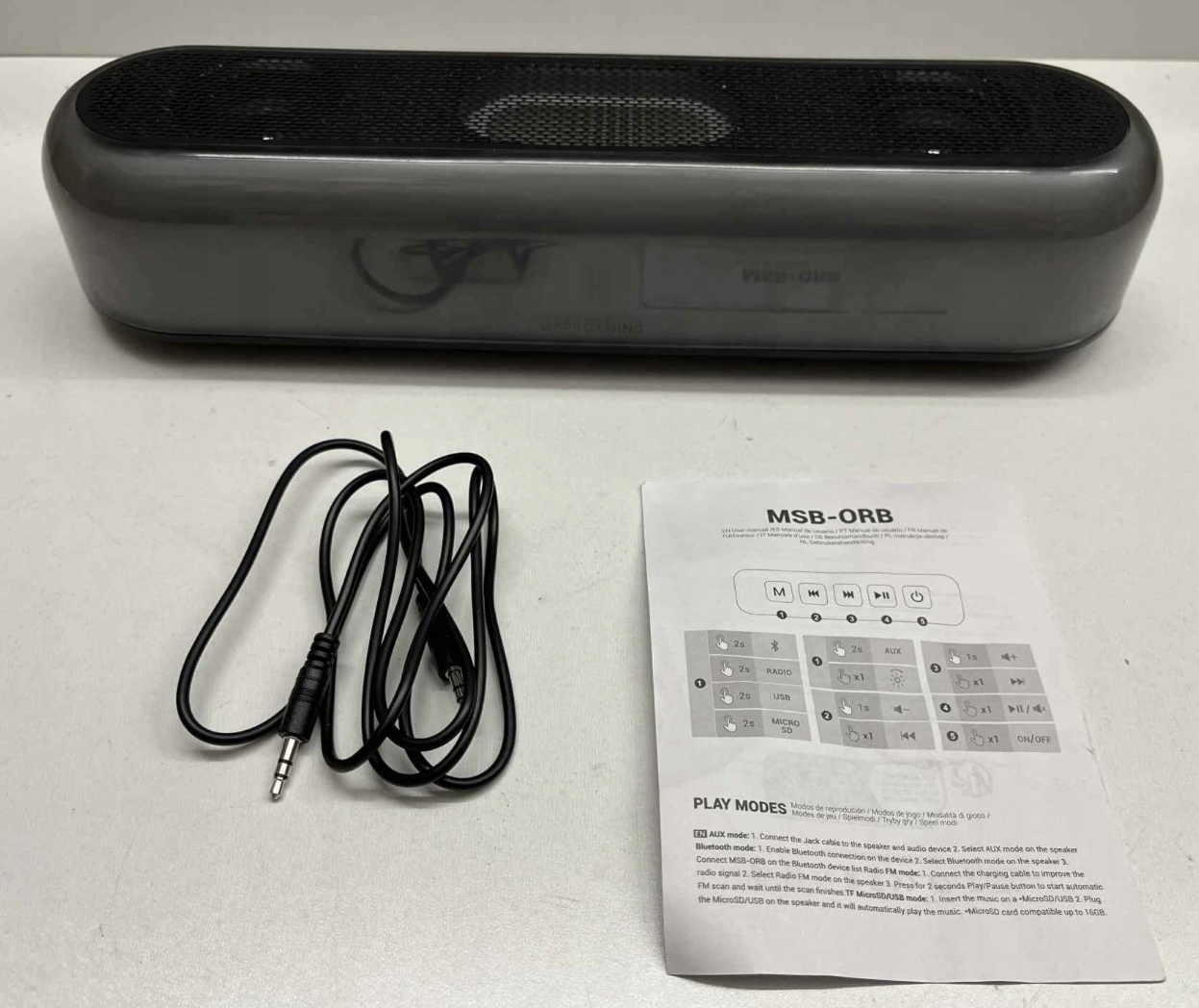 Głośniki Komputerowe Mars Gaming MSBORB Czarny