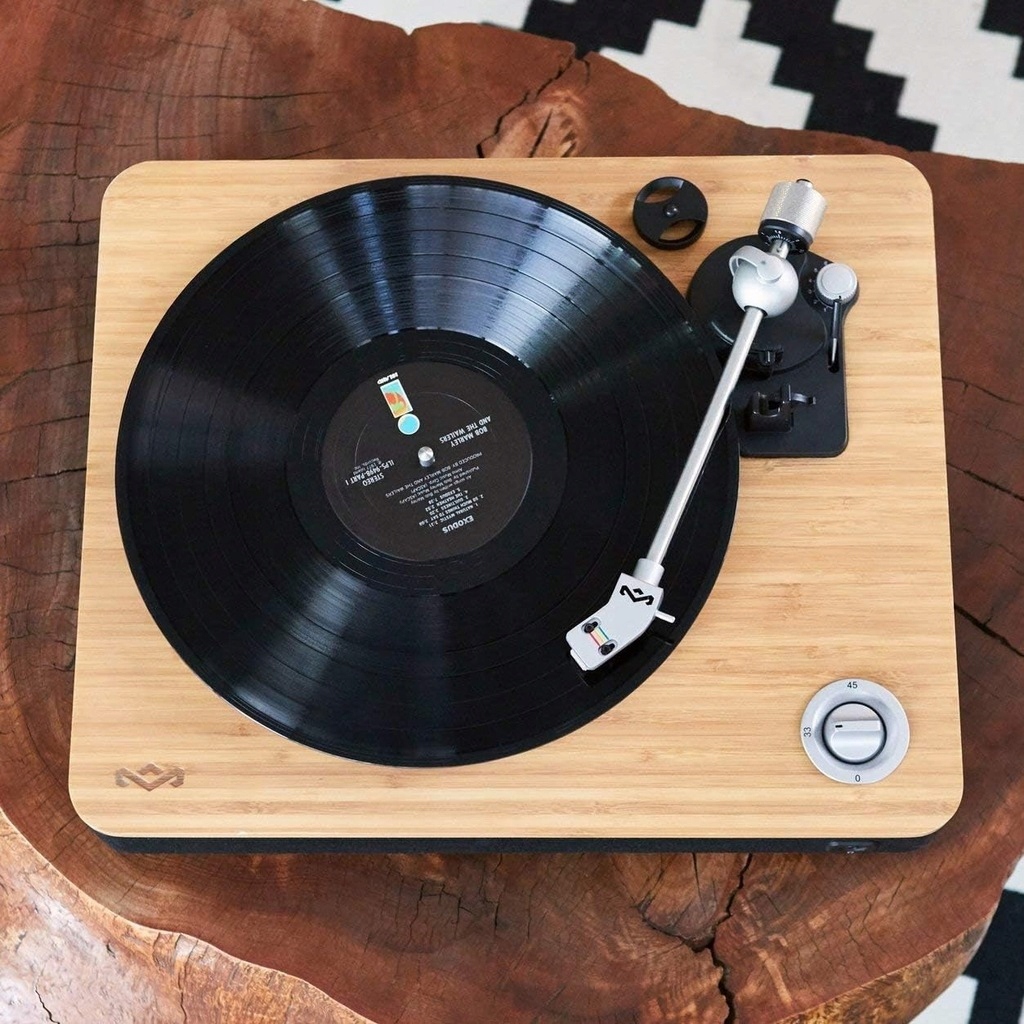 Gramofon House Of Marley Stir It Up Brązowy USB RCA 33-45 RPM, Anti-Skating