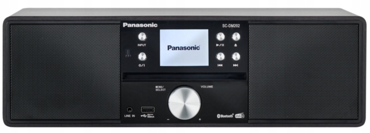 PANASONIC SC-DM202EG-K Wieża stereo Bluetooth FM, CD player