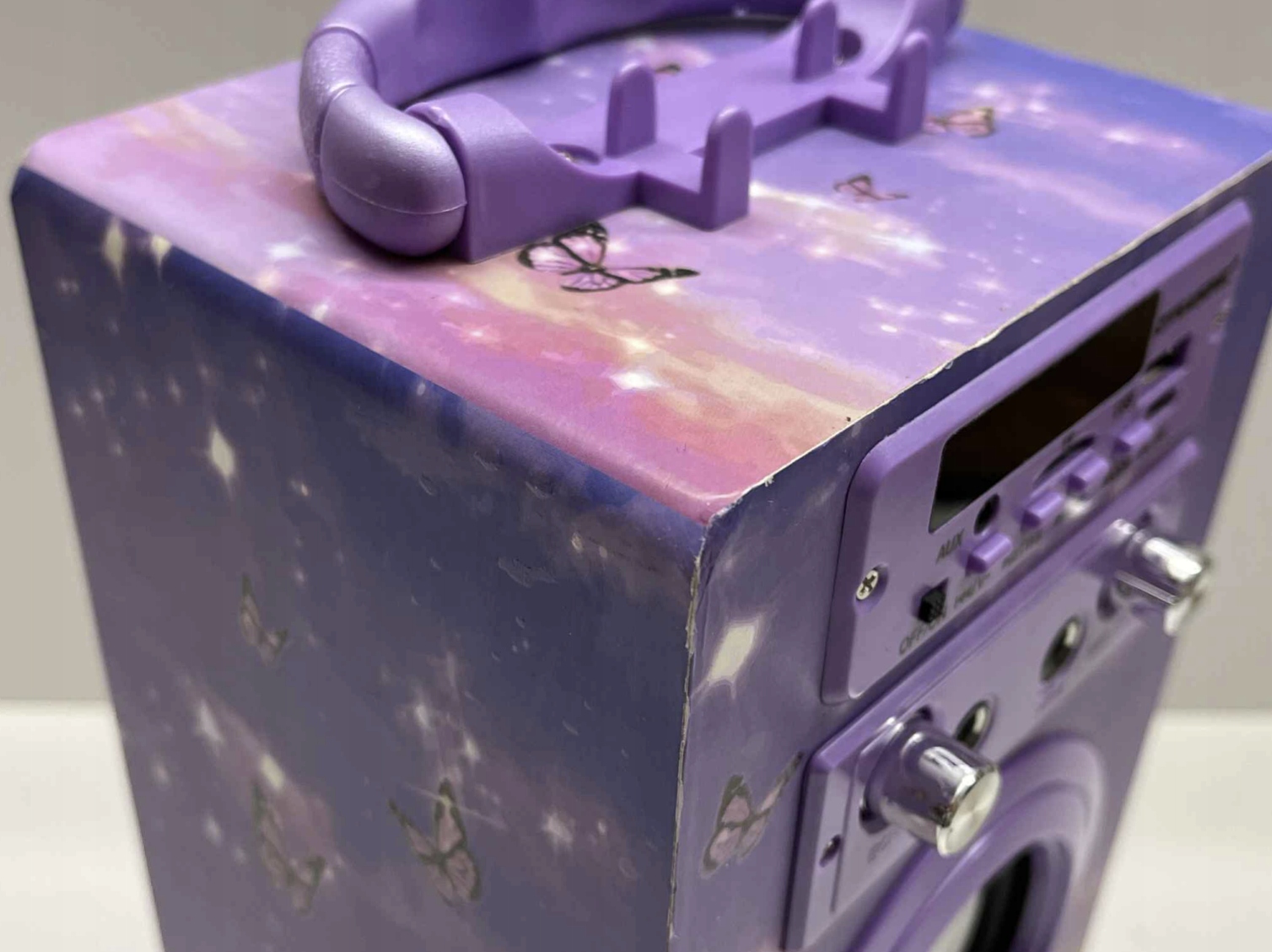 Głośnik przenośny Dynasonic Bluetooth FM AUX USB + Mikrofon