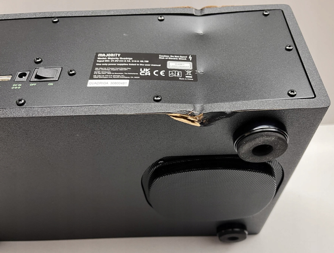 Radio sieciowe DAB+, FM, internetowe Majority Quadriga Bluetooth CD 120 W