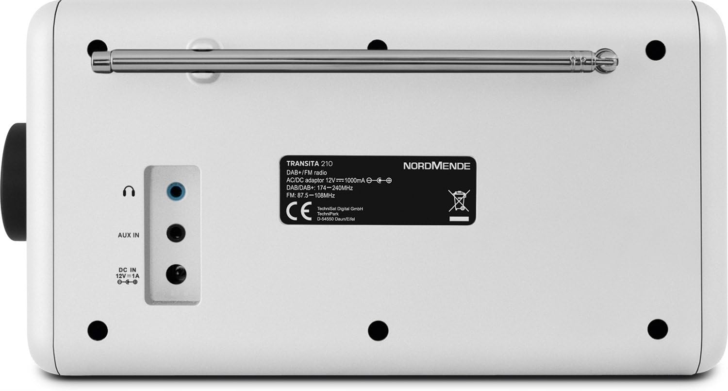 Radio sieciowo-bateryjne przenośne DAB+ FM Nordmende Transita 210 Bluetooth