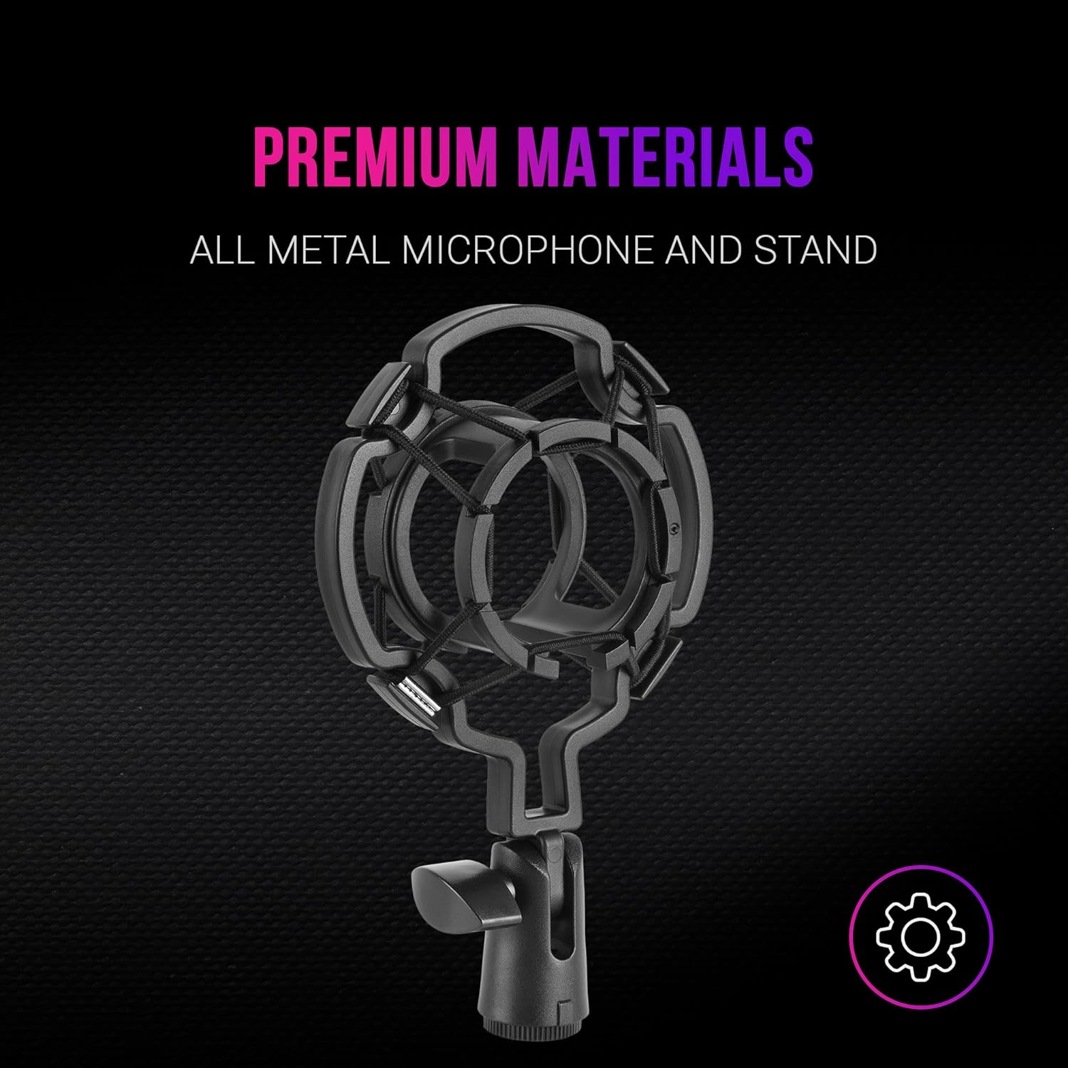 Mars Gaming MMICPRO, Mikrofon USB do Komputera ze Statywem IDEALNY PREZENT