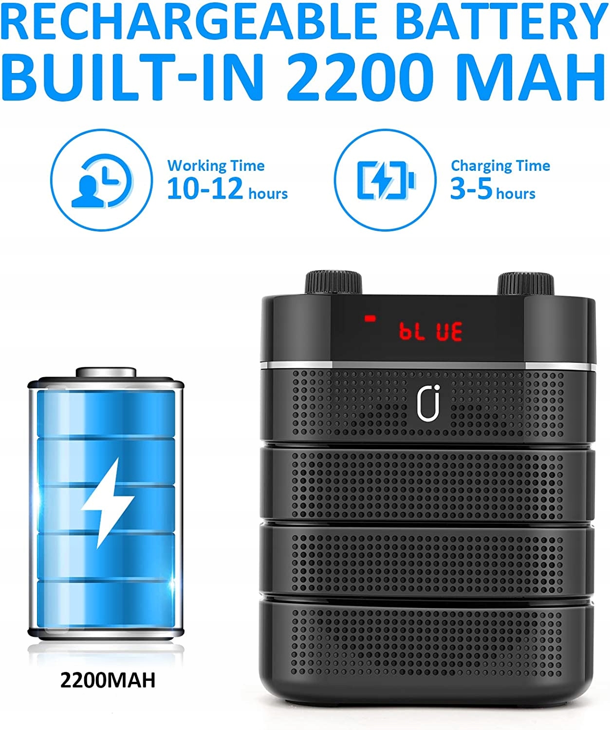 Głośnik przenośny JYX z bezprzewodowym mikrofonem