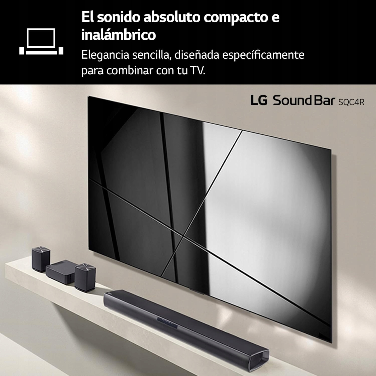 SOUNDBAR LG SQC4R 4.1 220W SUBWOOFER DOLBY DIGITAL BLUETOOTH CZARNY HIT !