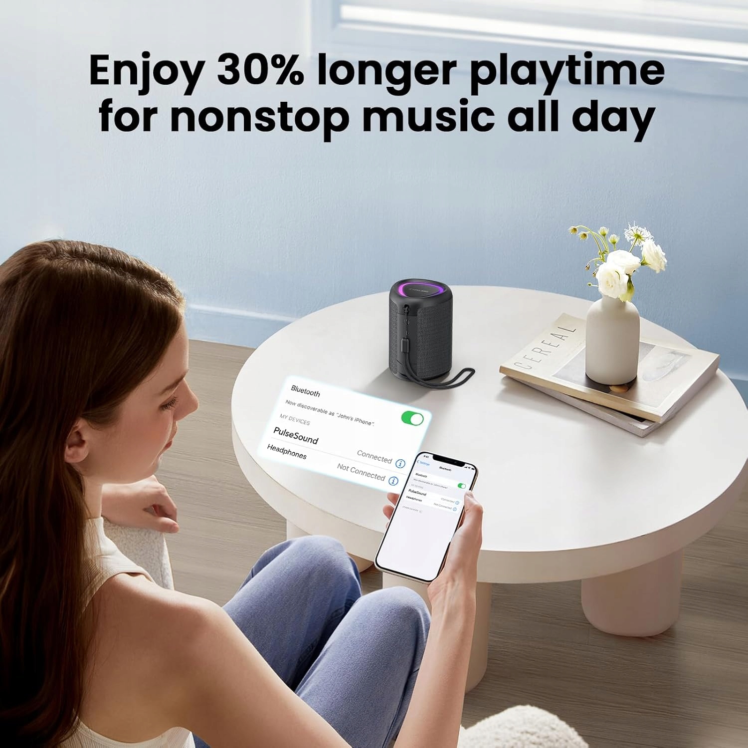 Głośnik Bezprzewodowy Przenośny Bluetooth Deeyaple A46 Bluetooth 5.3 HIT !