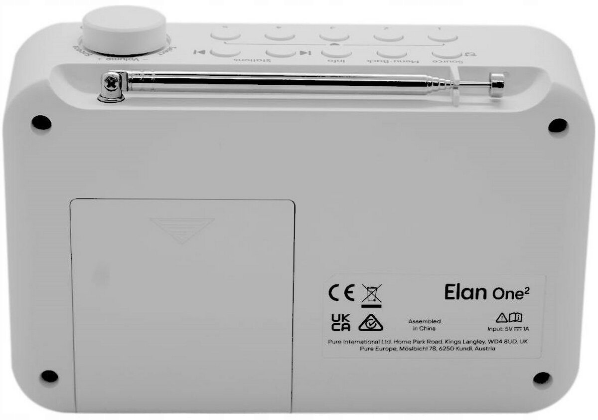 RZENOŚNE RADIO DAB+/FM Z BLUETOOTH Pure Elan One 2 Radio sieciowe/bateryjne