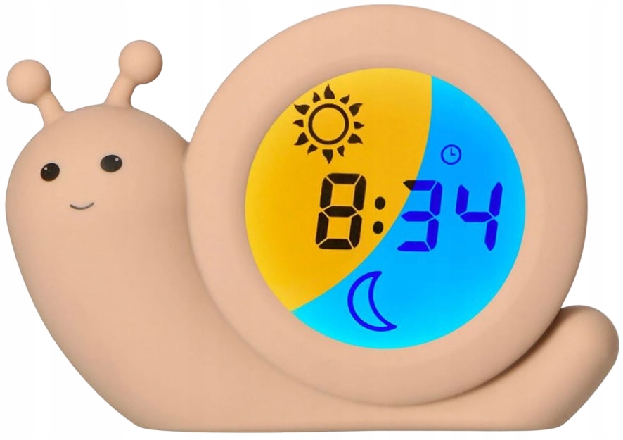 USZKODZONY -- ALECTO ŚLIMAK TRENER SNU 2w1 NAUKA RYTMU DOBY -- USZKODZONY