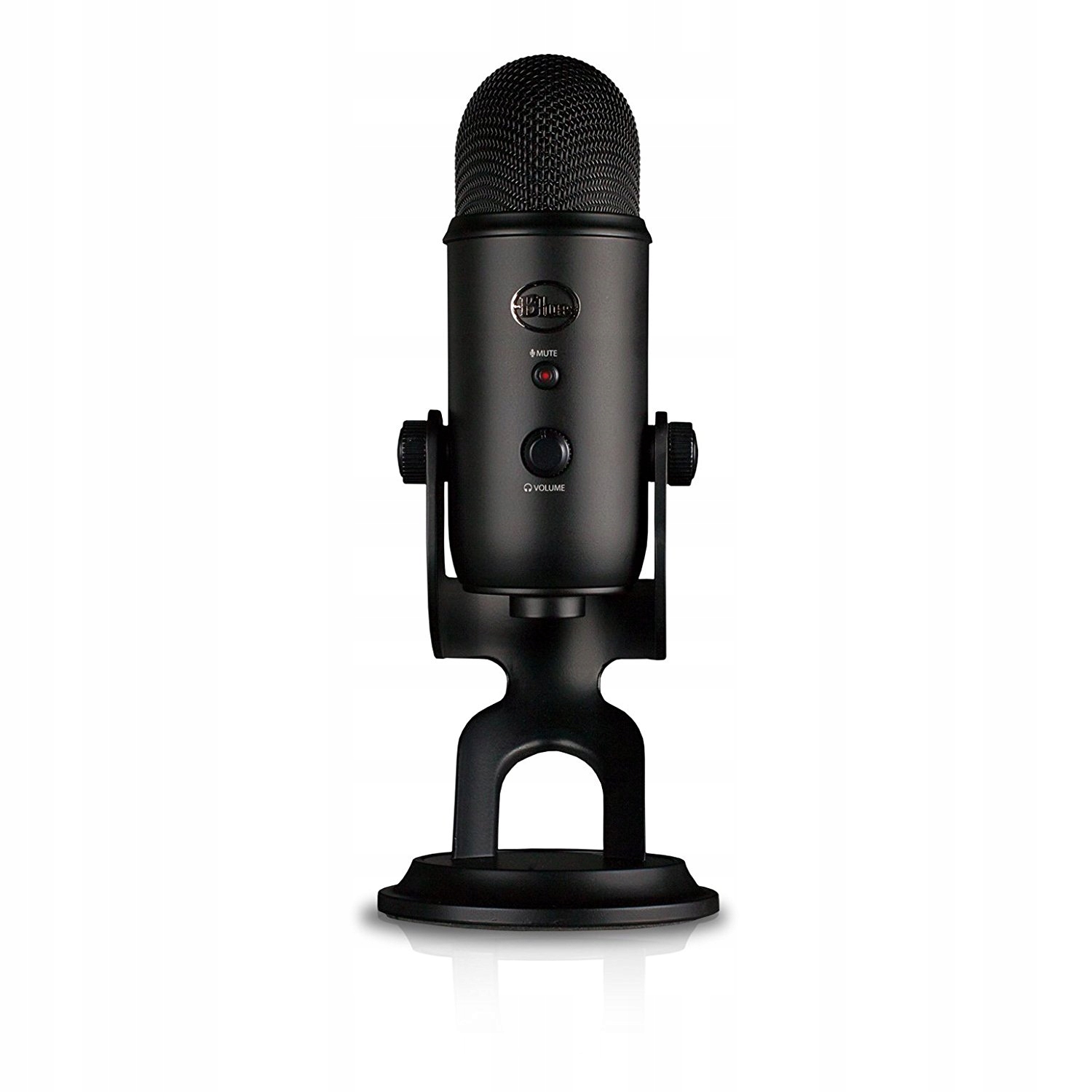 Mikrofon pojemnościowy PRZEWODOWY BLUE YETI USB CZARNY