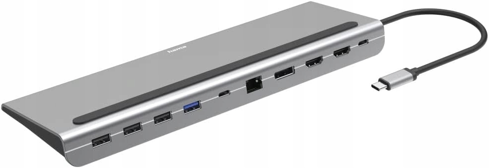 Hama STACJA DOKUJĄCA USB-C 10 portów USB HDM DP