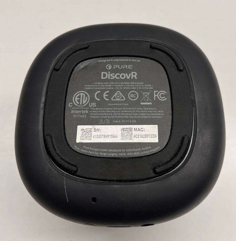 Głośnik przenośny Pure DiscovR czarny Bluetooth czarny