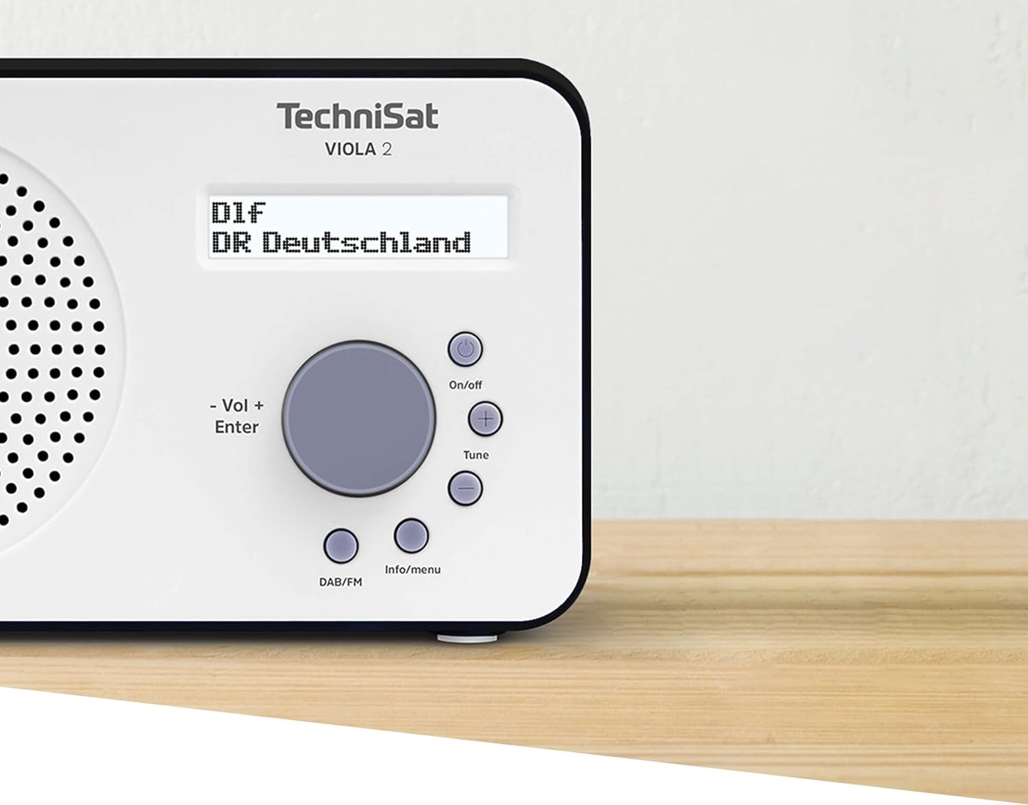 Radio przenośne sieciowo-bateryjne DAB+, FM TechniSat Viola 2 Biały