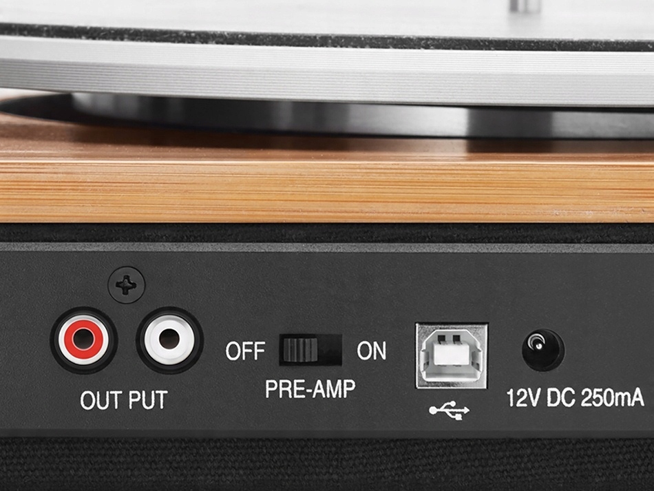 Gramofon House Of Marley Stir It Up Wireless Bluetooth brązowy Drewniany