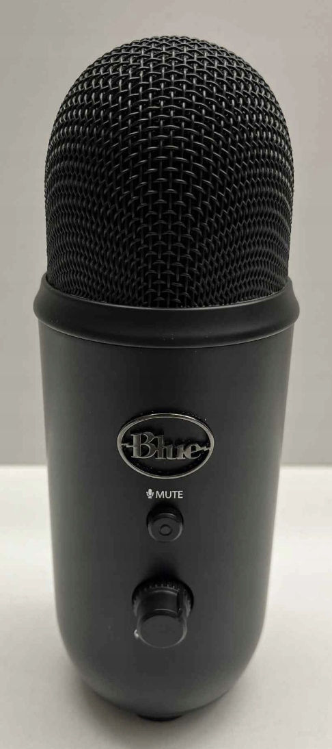 Mikrofon pojemnościowy PRZEWODOWY BLUE YETI USB CZARNY