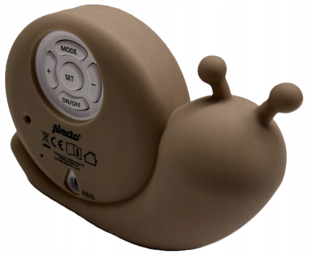 USZKODZONY -- ALECTO ŚLIMAK TRENER SNU 2w1 NAUKA RYTMU DOBY -- USZKODZONY