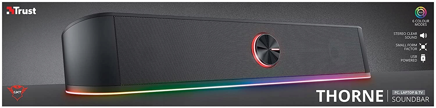 Soundbar Trust GXT 619 Thorne 2.0 12 W czarny