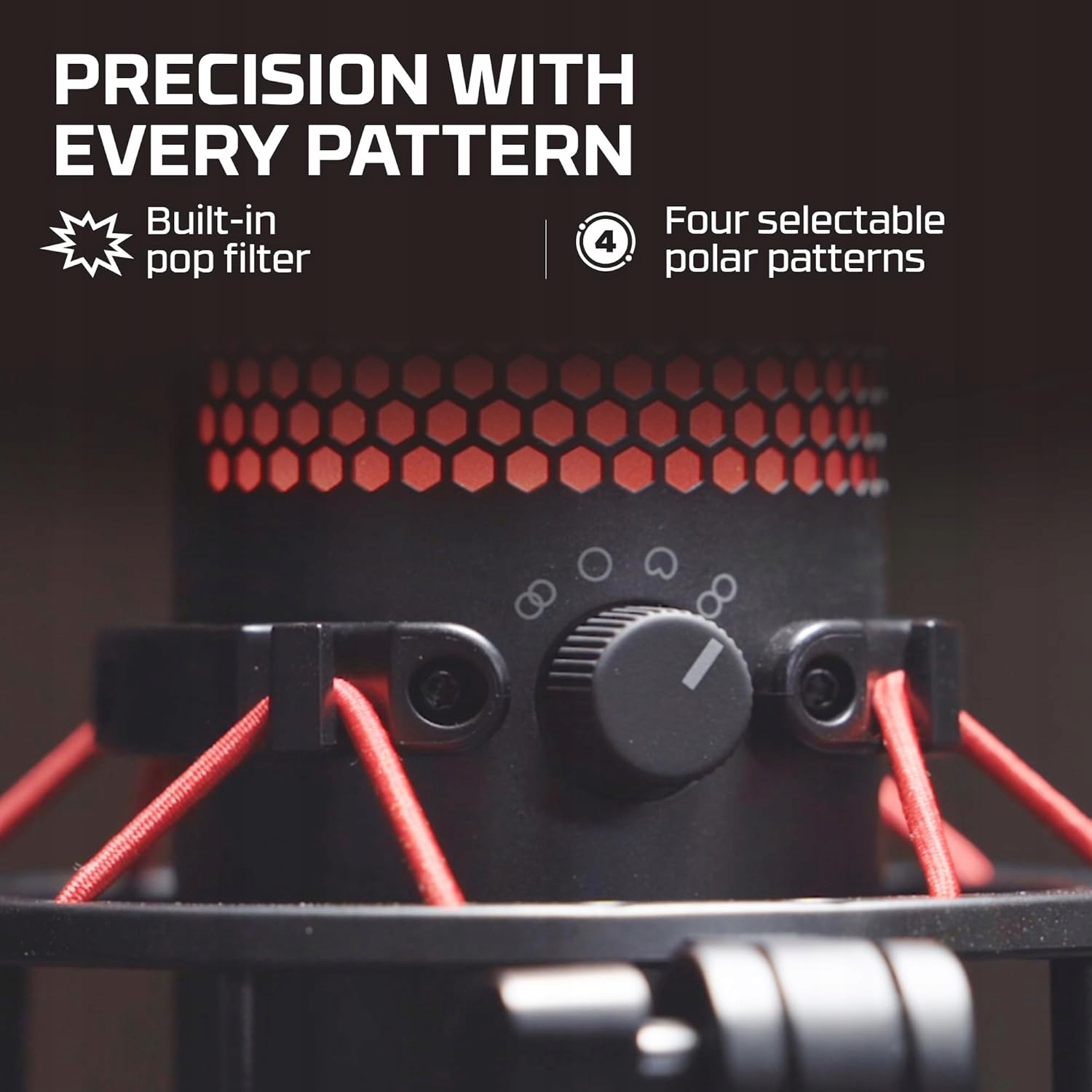 Mikrofon HyperX Quadcast USB / 3,5mm LED Streaming Gaming