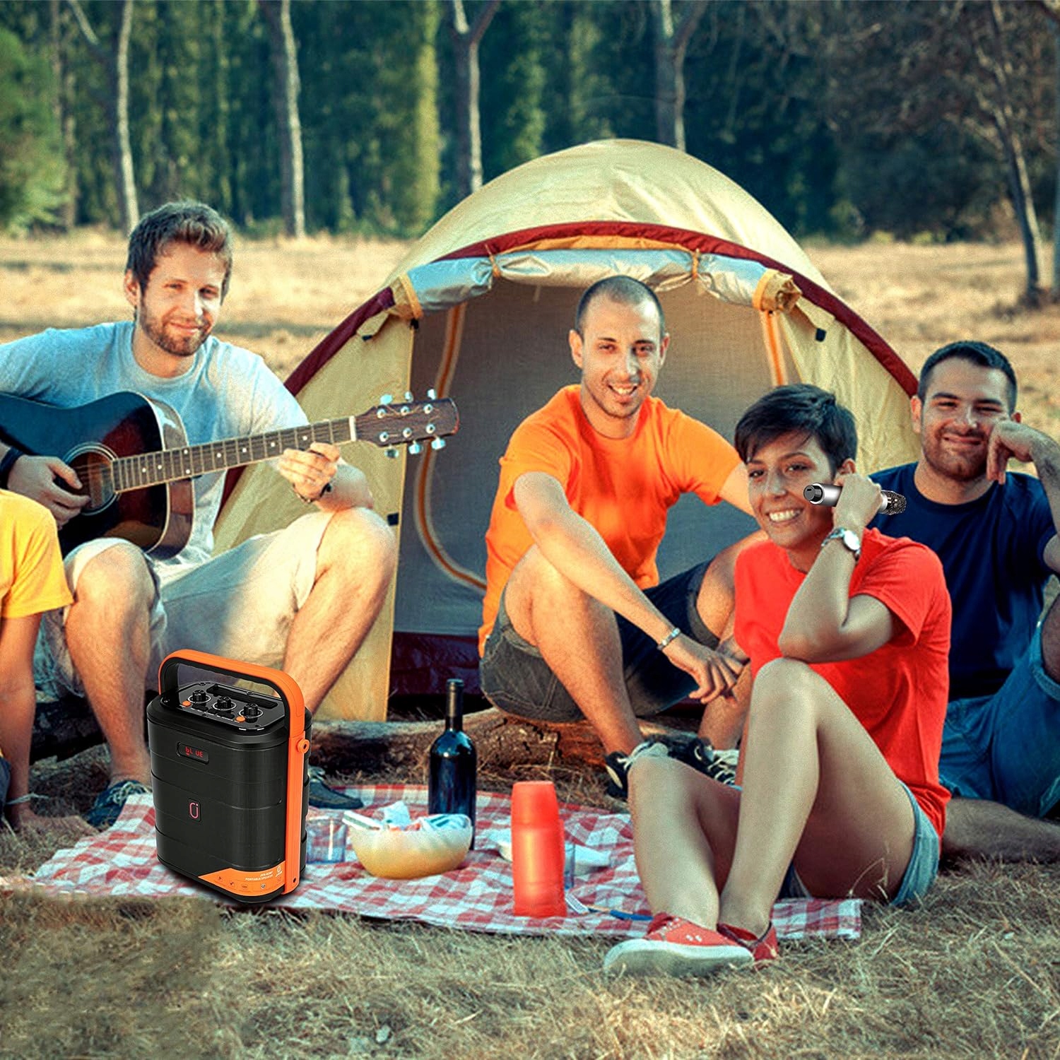 JYX JYX-V15 mikrofon bezprzewodowy do Karaoke 24m Jack 6,35 mm