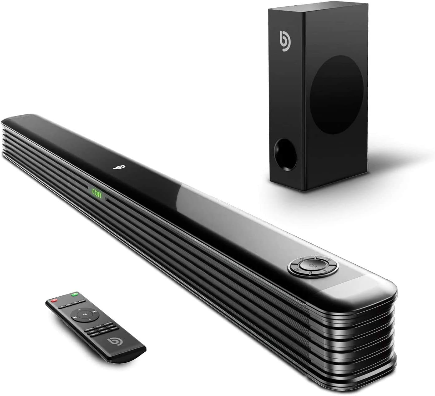 Soundbar Bomaker NJORD I 2.1 150 W Bluetooth Optical AUX, USB, czarny HIT !