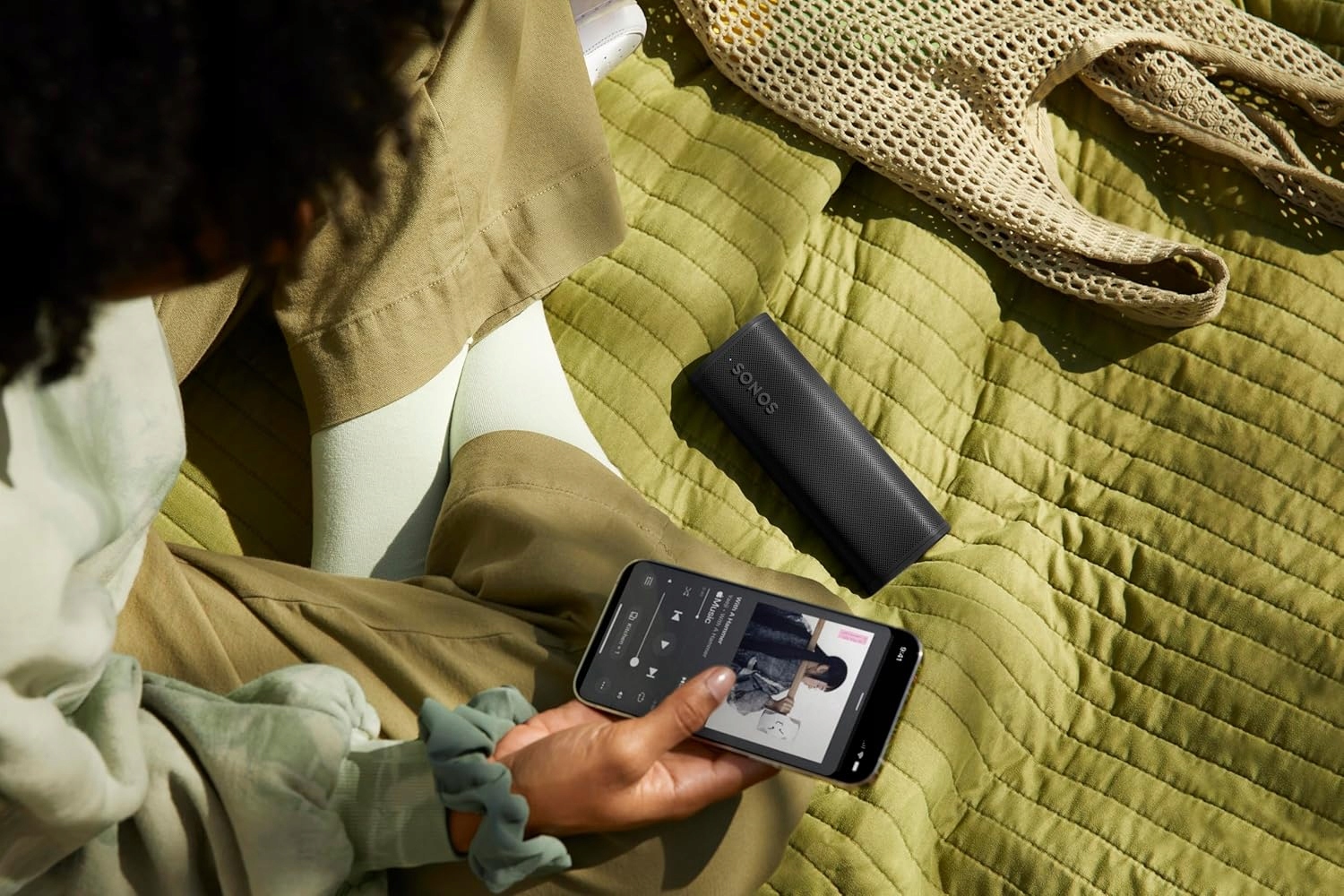 Sonos Roam Głośnik Bluetooth Czarny przenośny z Wi-Fi Apple AirPlay