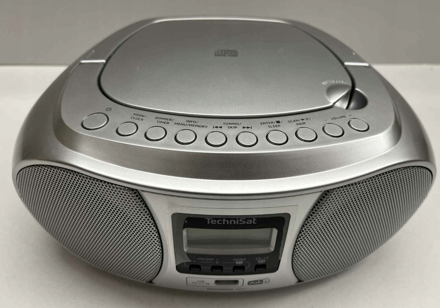 Radio sieciowe DAB+, FM TechniSat Digitradio 1990 Boombox Srebrny