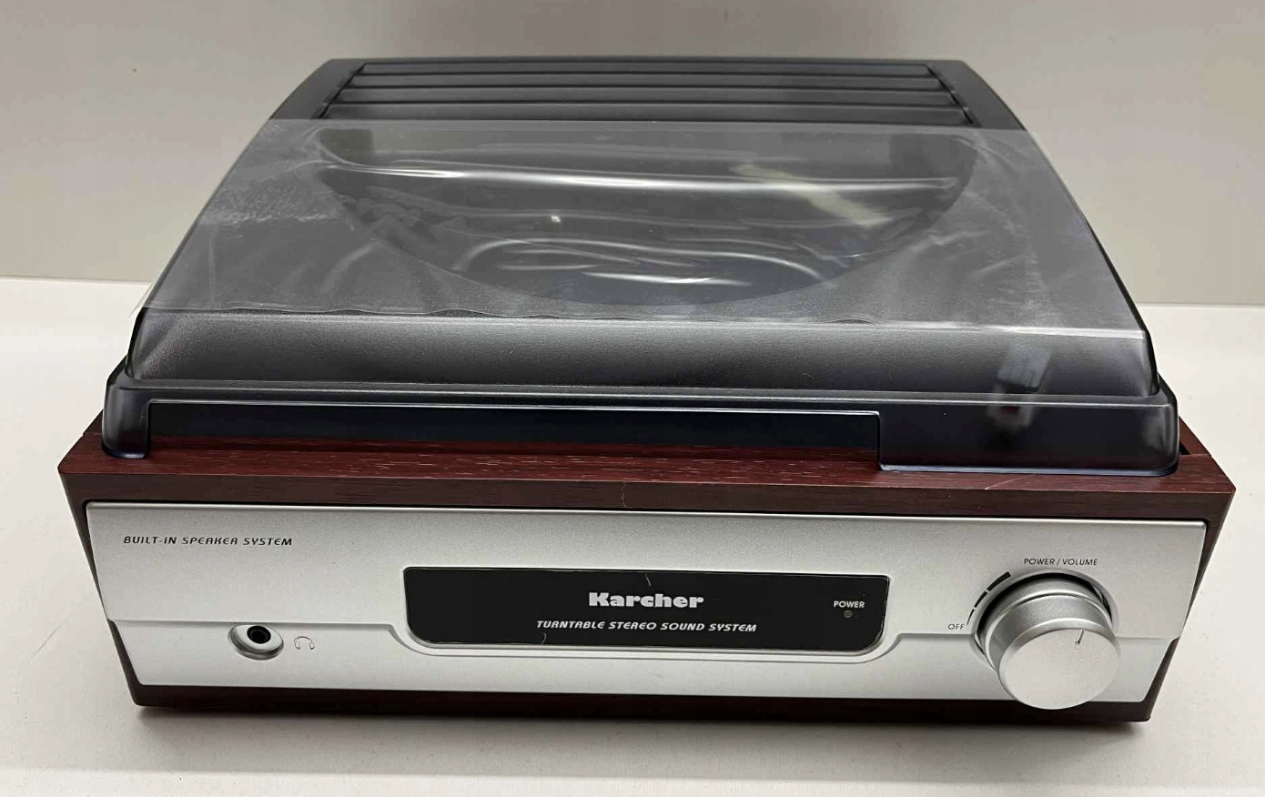 Gramofon stereo Karcher AG KA 8050 brązowo-srebrny HIT!