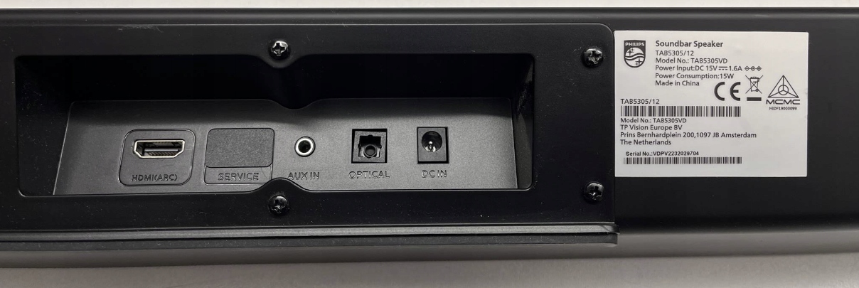 Soundbar 2.1-kanałowy z Bezprzewodowym Subwooferem Philips B5305/12 BT