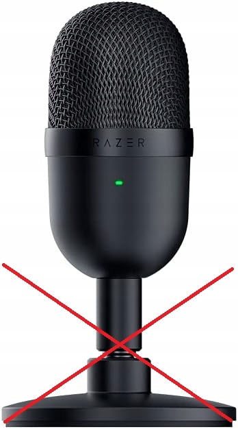 MIKROFON RAZER SEIREN MINI GAMING STREAMING Czarny