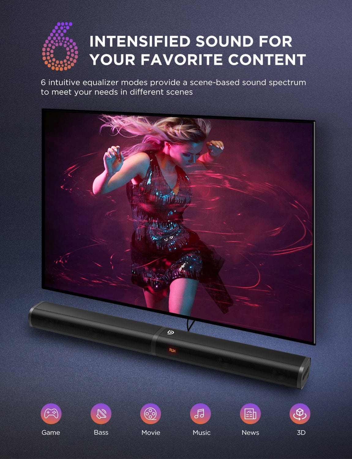 SOUNDBAR BOMAKER Tapio III 190W 125dB BT AUX USB BLUETOOTH