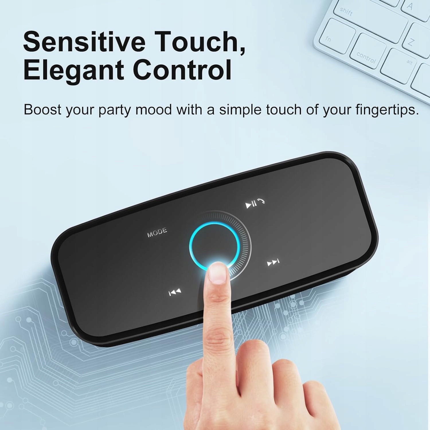 Głośnik przenośny Doss SOUNDBOX czarny Bluetooth dotykowy panel 12W HIT!