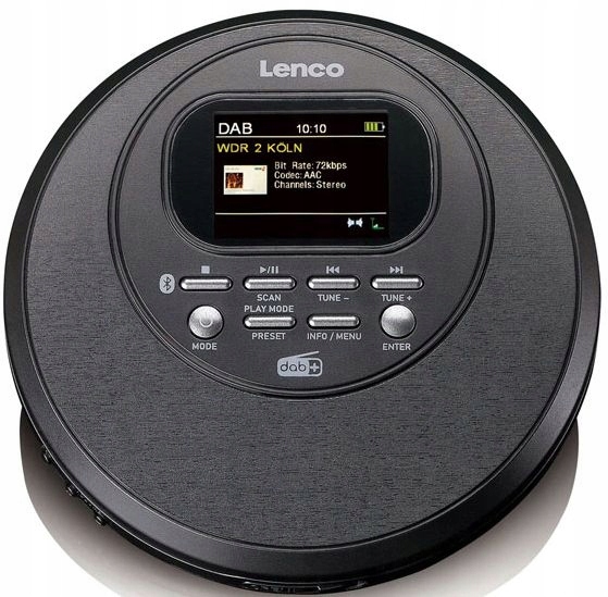 Discman Lenco CD-500 CD MP3 ESP RDS DAB+ RADIO LCD KOLOROWY WYŚWIETLACZ