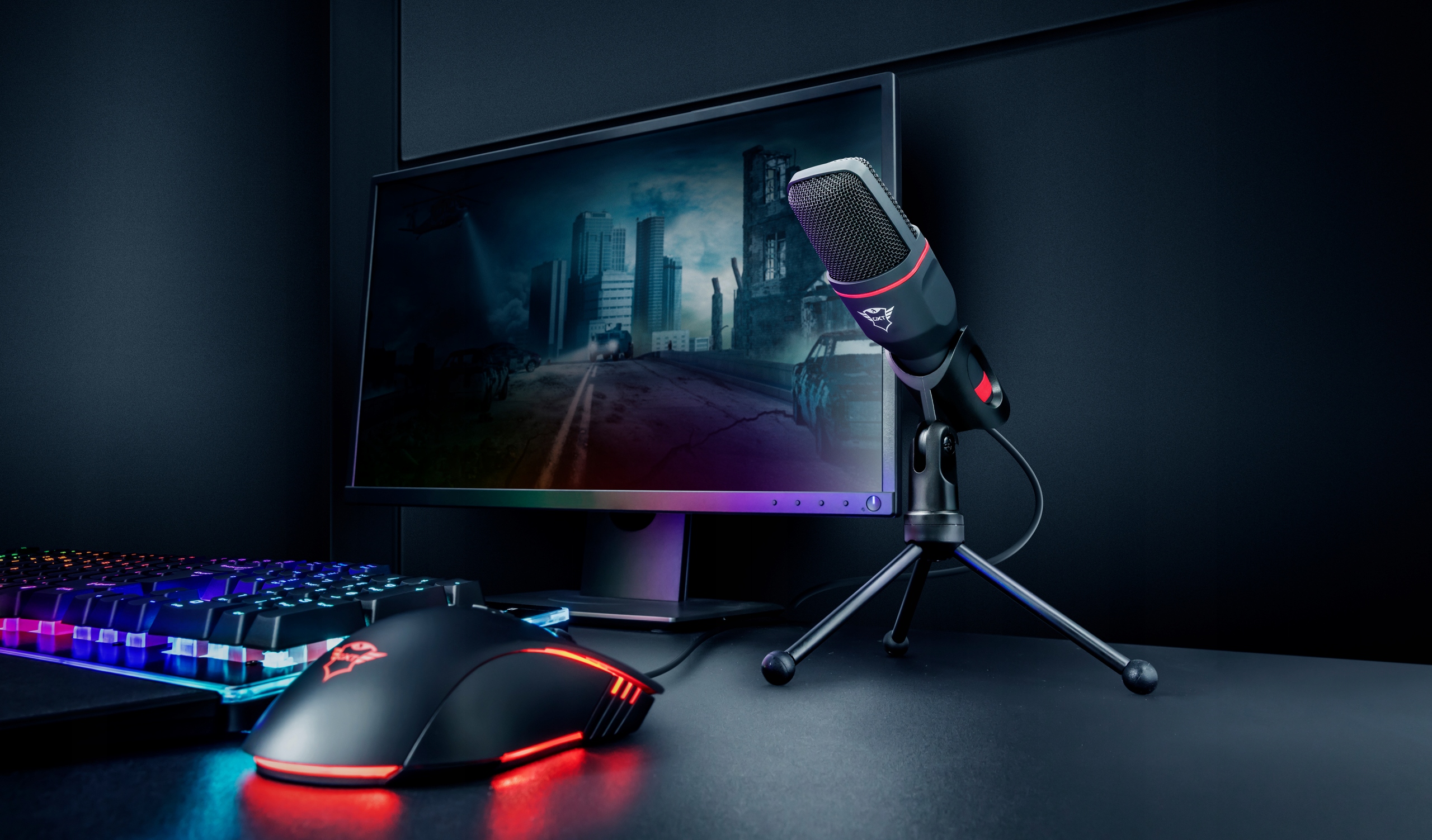 Mikrofon Trust GXT 212 Mico Kondensatorowy dla graczy i streamingu