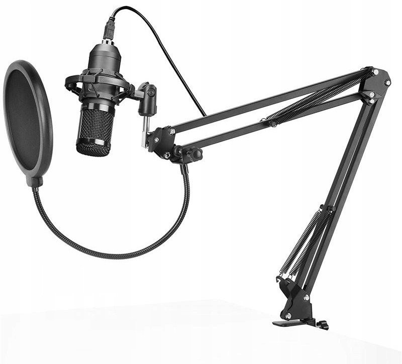 Mars Gaming MMICPRO, Mikrofon USB do Komputera ze Statywem IDEALNY PREZENT