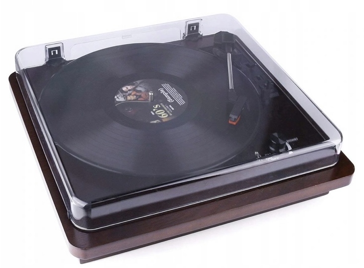 Gramofon z wbudowanymi głośnikami DL-636DP-88 Brązowy 3-biegowy HIT !