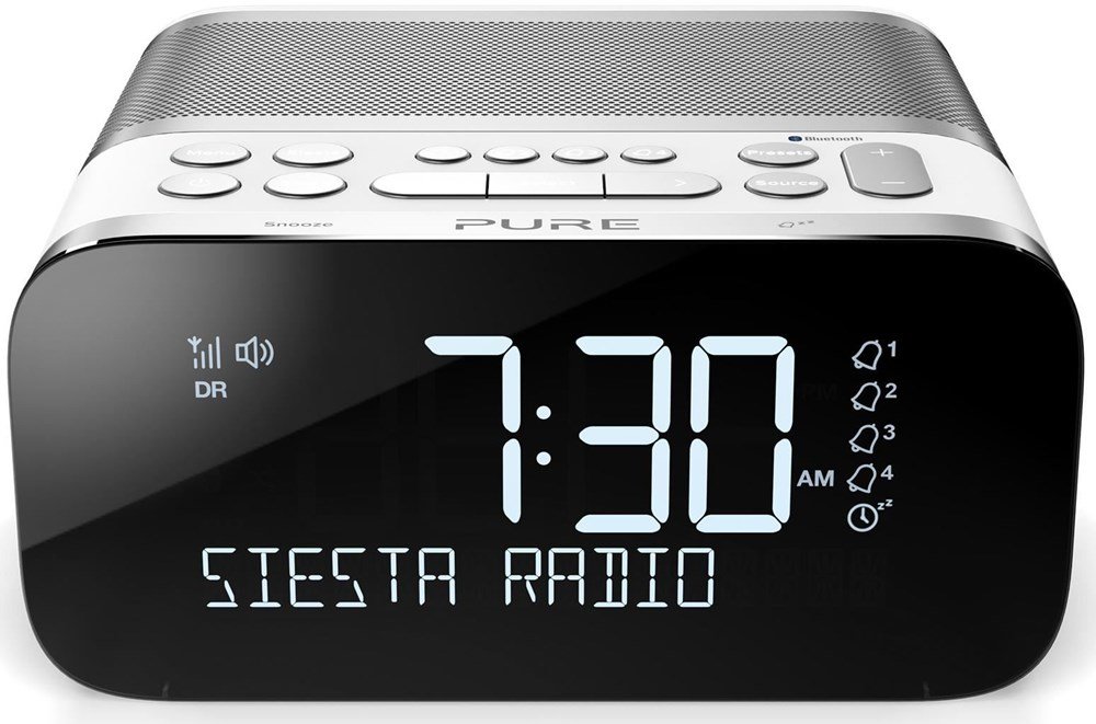 Radiobudzik Pure Siesta S6 FM Bluetooth USB DAB+ Biały