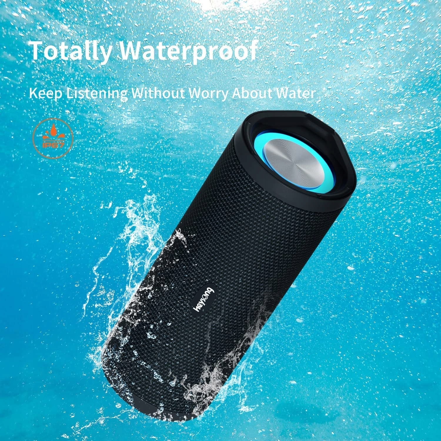 Głośnik stereo HEYSONG REVERB Bluetooth IPX7 360°