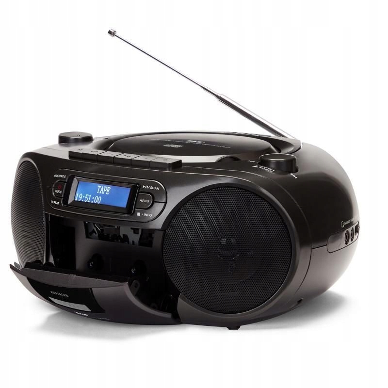 Radioodtwarzacz AIWA BBTC-660DAB/BK DAB+/FM LCD