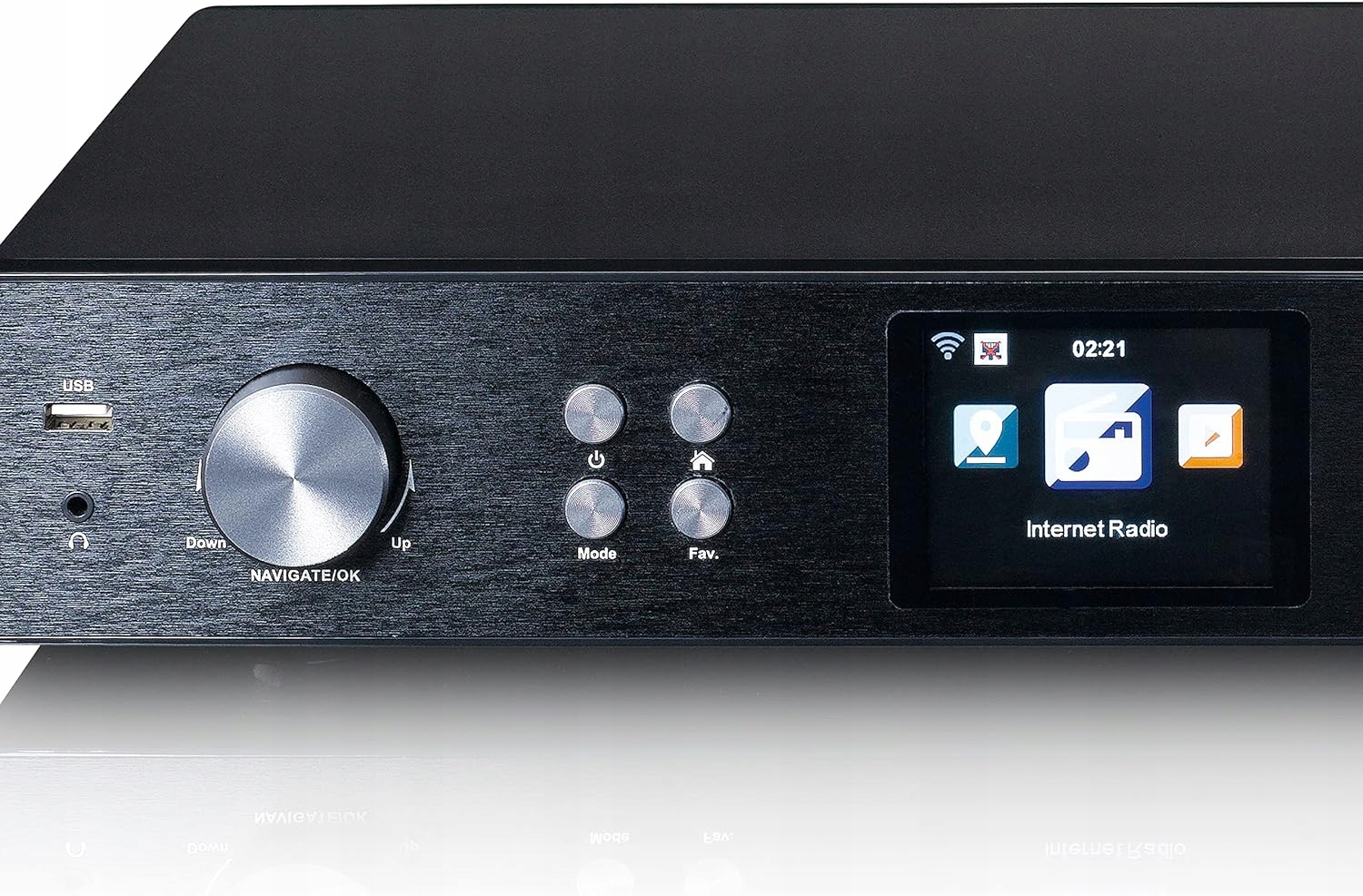 Radio Hi-Fi LENCO DIR-250BK DAB+ RDS USB Radio Internetowe Spotify WiFi