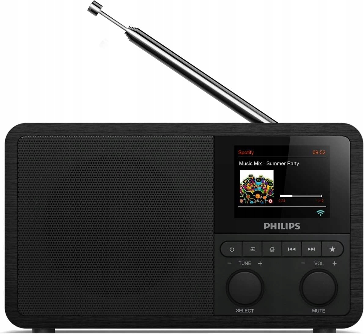 Radio sieciowe DAB+, FM, internetowe Philips TAPR802/12 Wifi Bluetooth