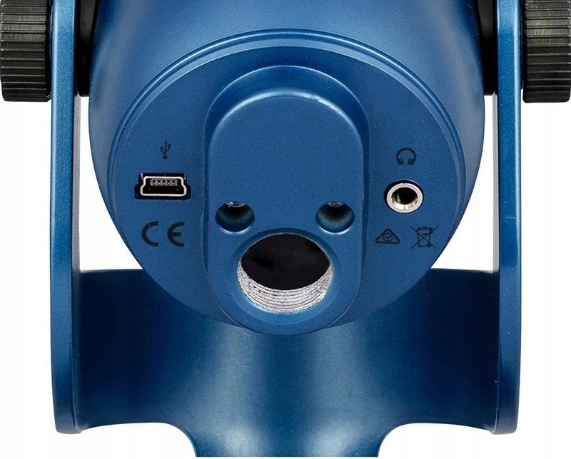 Mikrofon pojemnościowy studyjny BLUE YETI NIEBIESKI USB - granatowy