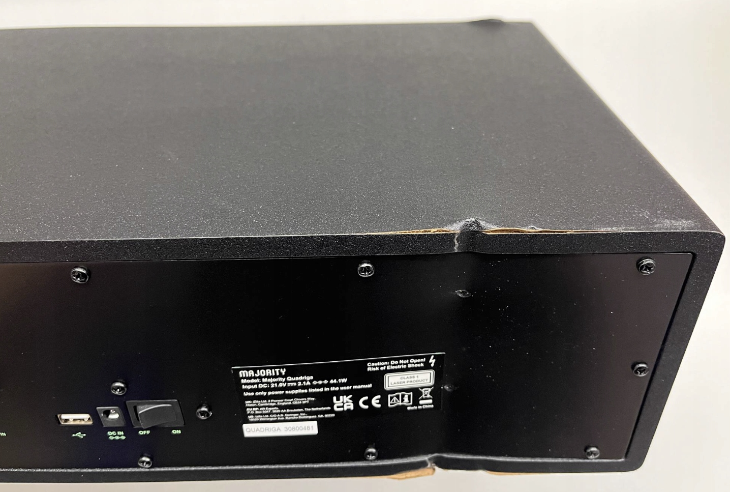 Radio sieciowe DAB+, FM, internetowe Majority Quadriga Bluetooth CD 120 W