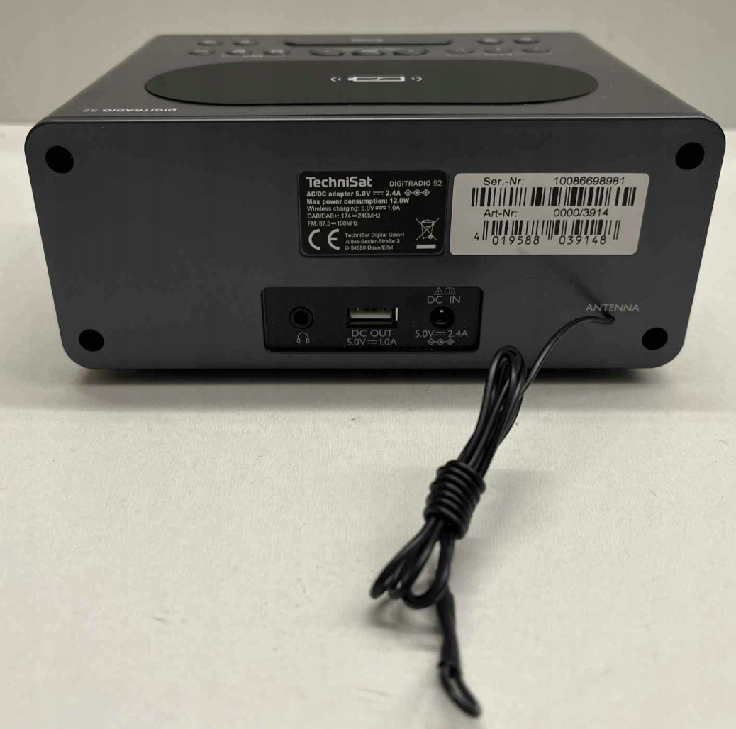 Radio sieciowe DAB+, FM TechniSat Digitradio 52