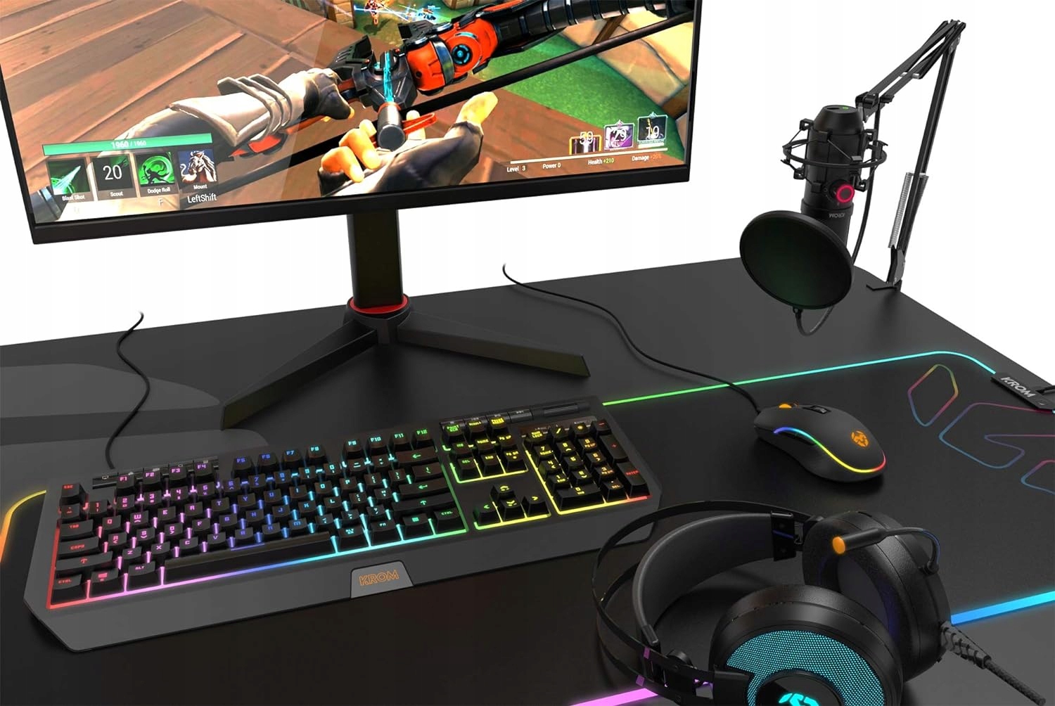 MIKROFON STREAMINGOWY HQ KROM KAPSULE NXKROMKPSL Czarny HIT !