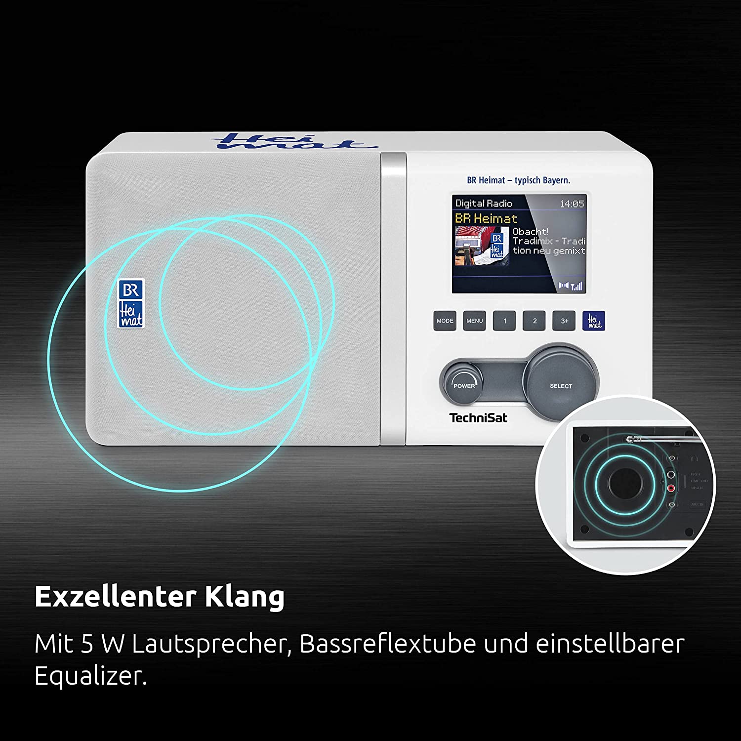 RADIO SIECIOWE DAB+ FM TECHNISAT DIGITRADIO 300 BR