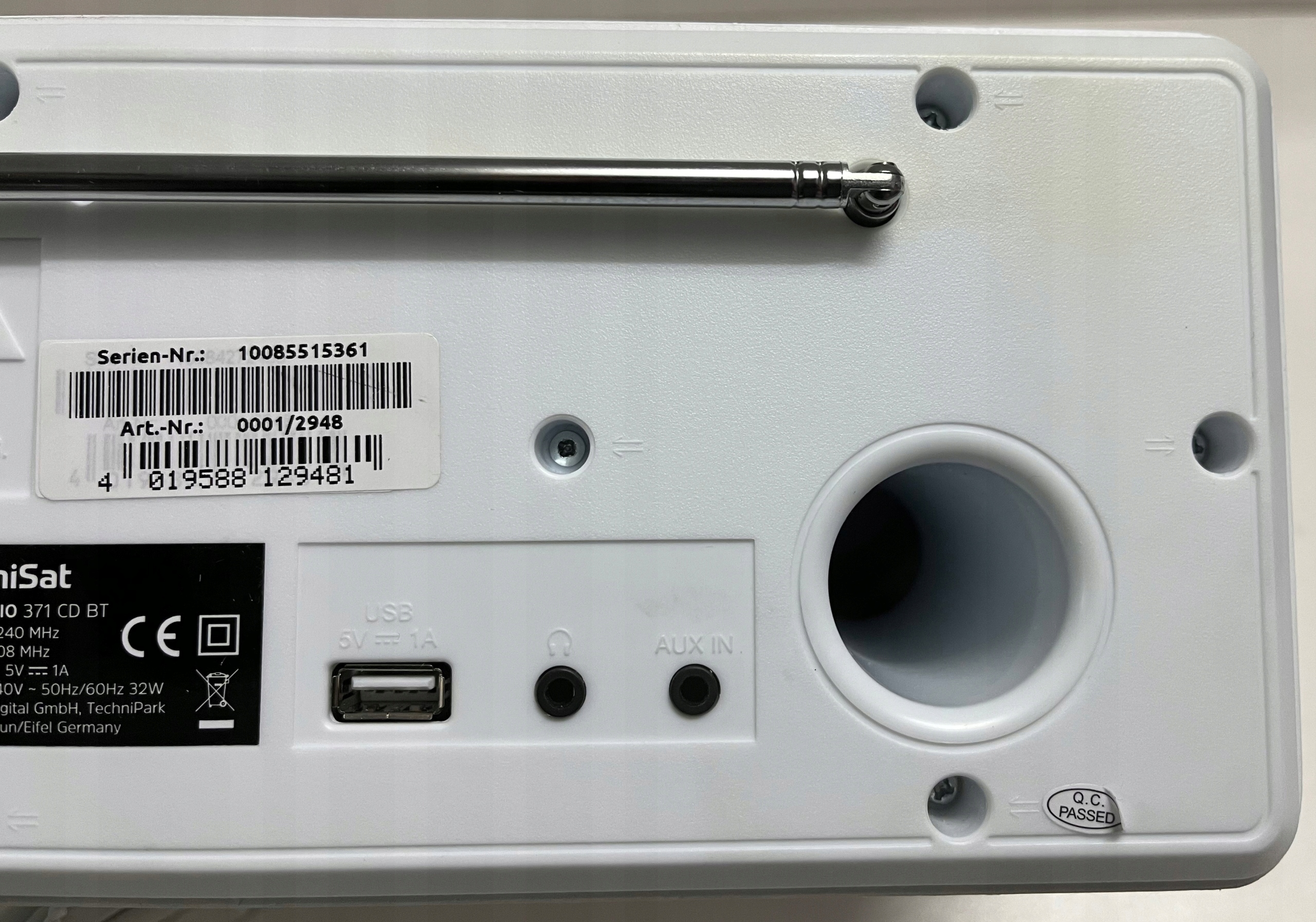 Radio Cyfrowe TechniSat DigitRadio 371 CD BT DAB+