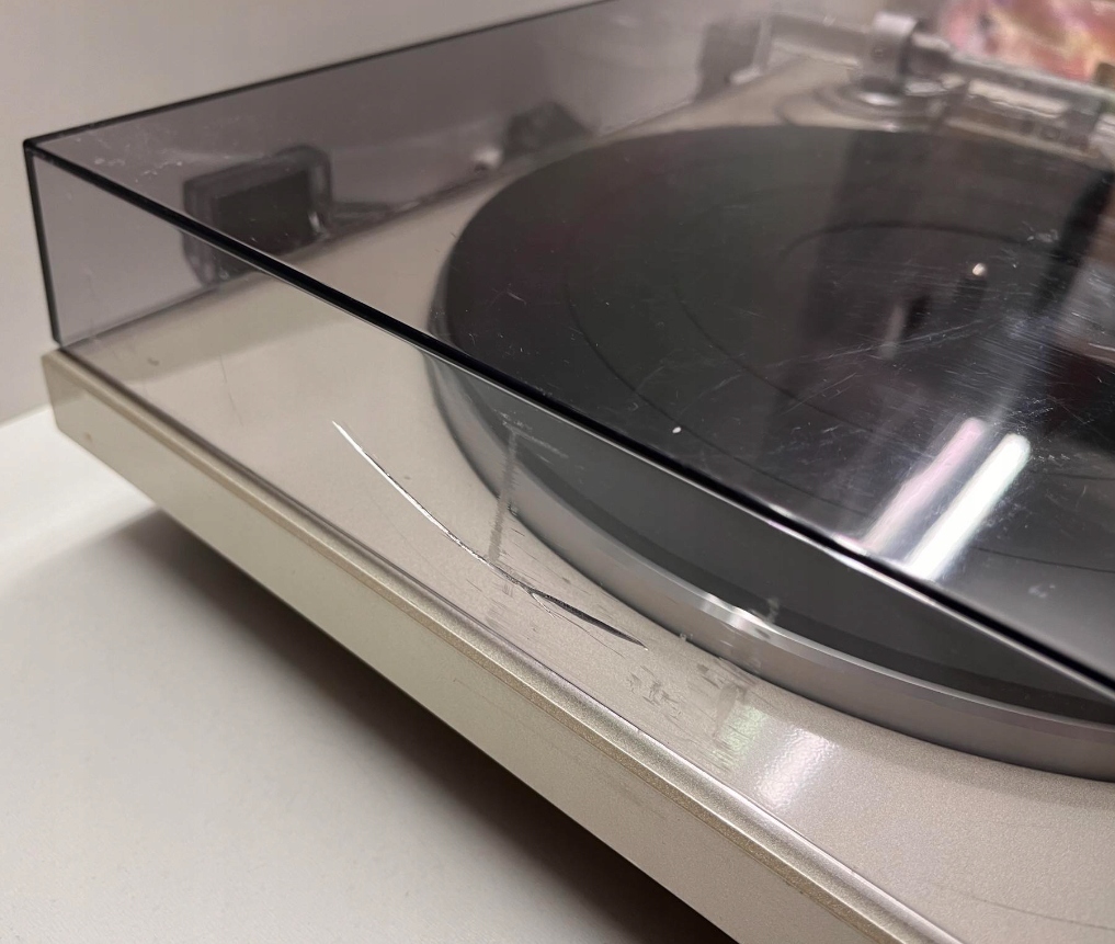 Gramofon DENON DP-300F srebrny