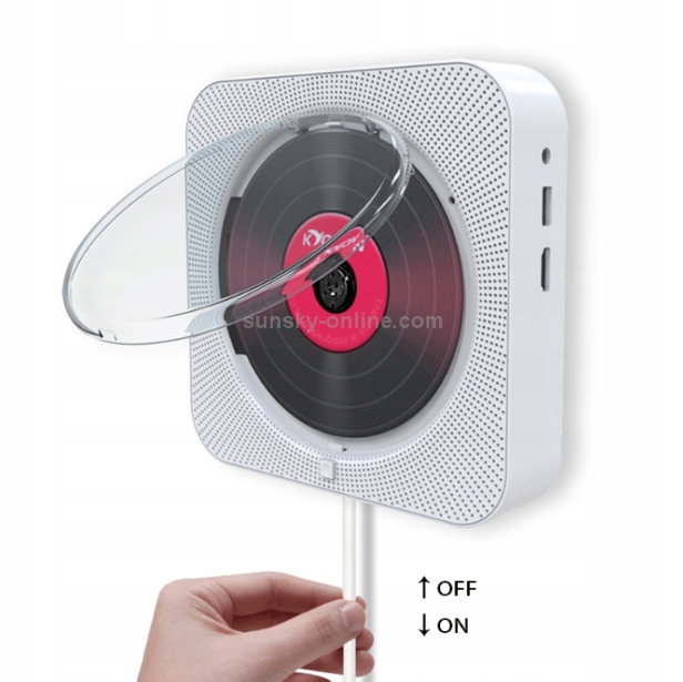 PRZENOŚNY ODTWARZACZ CD WALL MOUNTABLE DBD KC-606 BLUETOOTH BIAŁY