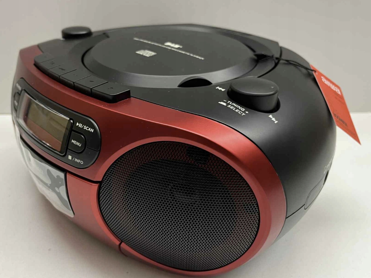 BOOMBOX RADIOODTWARZACZ AIWA BBTC-660DAB/RD DAB+ BLUETOOTH CD FM USB