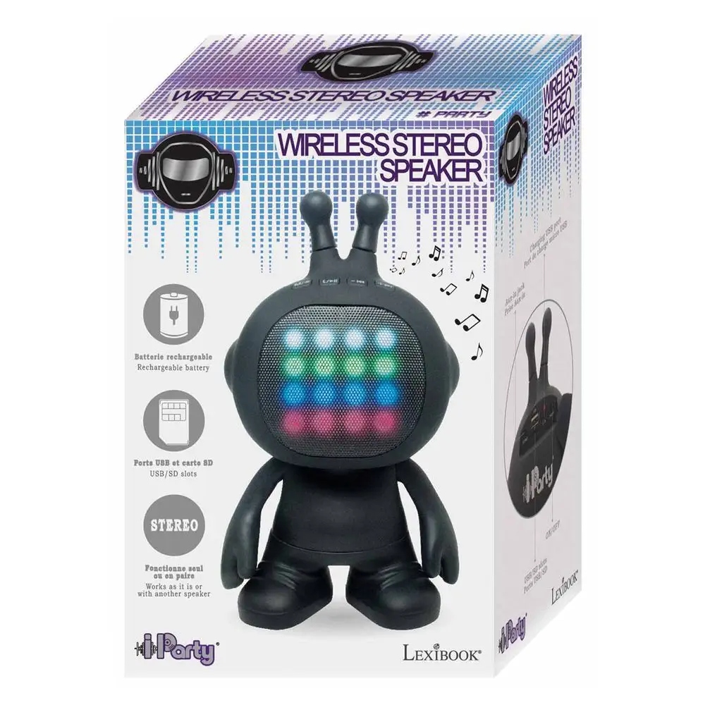 Głośnik Bluetooth iParty w kształcie robota Lexibook